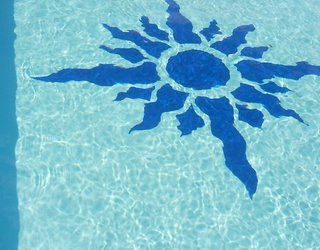 Schwimmbad Sonne